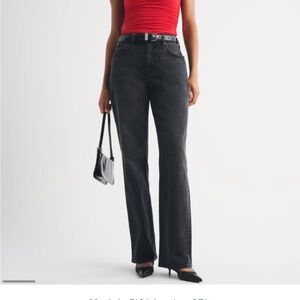 Abercrombie & Fitch High Rise Black Jeans